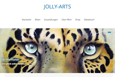 Vorschau der Jolly-Arts Website 